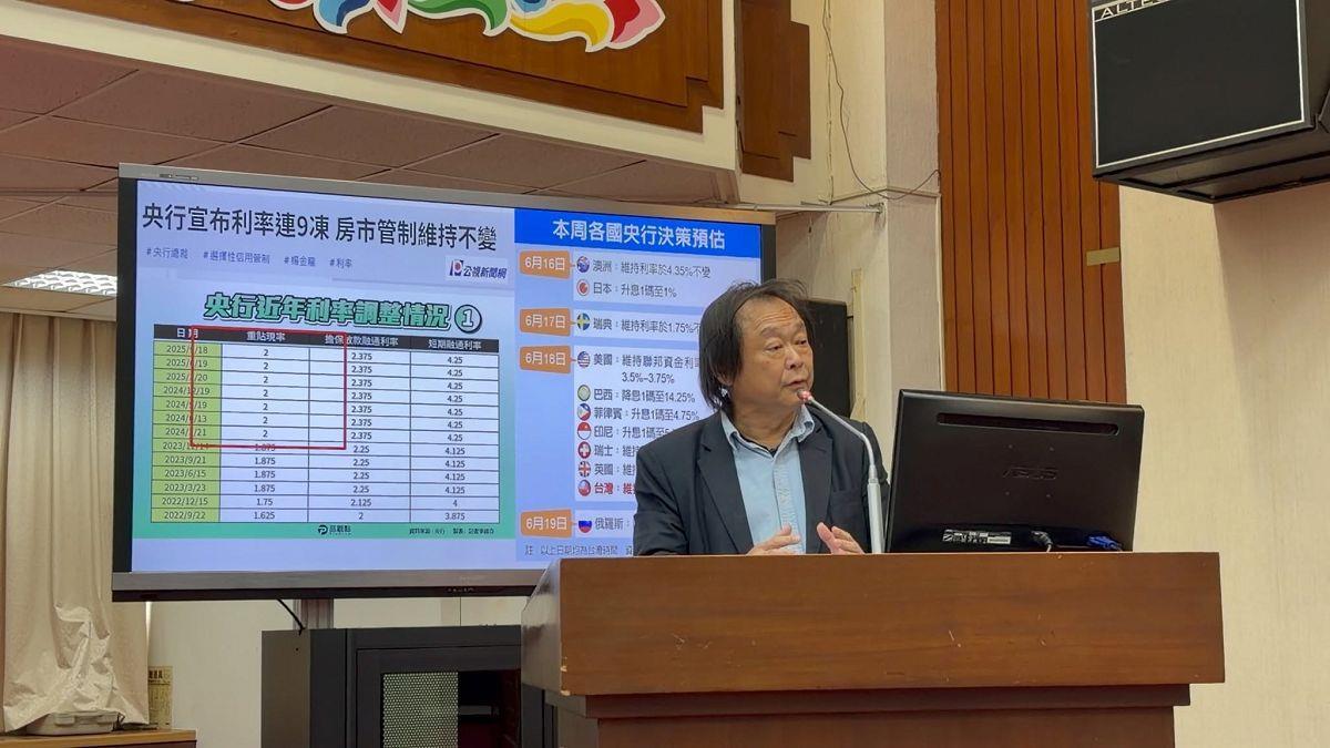 不應以「物價平穩」淡化通膨 王世堅籲央行：評估升息可能性